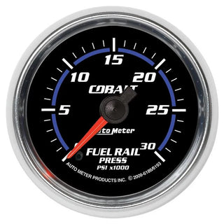 AutoMeter Cobalt 52mm Electronic Diesel Fuel Rail Pressure Gauge: Dodge Ram 2500 / Ram 3500 2007 - 2010