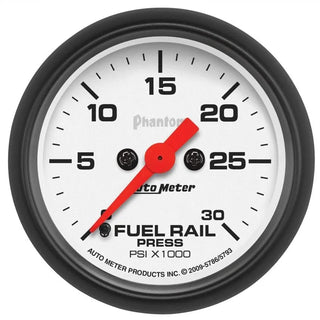 AutoMeter Phantom Fuel Rail Pressure Gauge: Dodge Ram 2500 / Ram 3500 2003 - 2007