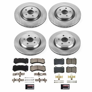 PowerStop Brake Kit: Dodge Durango (18-20) / Jeep Grand Cherokee (18-21)