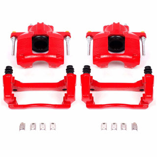 PowerStop Red Calipers (FRONT): Jeep Wrangler JK (07-18)