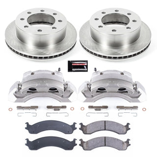 PowerStop Autospecialty Kit with Calipers (FRONT): Dodge Ram 2500 / Ram 3500 2000 - 2002