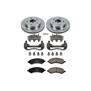 PowerStop Autospecialty Kit with Calipers (FRONT): Dodge Dakota (05-08)