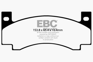 EBC Greenstuff Brake Pads (FRONT): Fits Chrysler / Dodge (69-77)