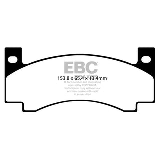 EBC Yellowstuff Brake Pads (FRONT): Fits Chrysler / Dodge (69-77)