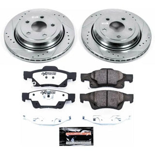 PowerStop Z36 Truck & Tow Brake Kit (REAR): Dodge Durango (11-24) / Jeep Grand Cherokee (11-21) / WK (22)
