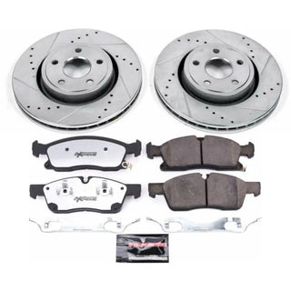PowerStop Z36 Truck & Tow Brake Kit (FRONT): Dodge Durango (21-24) / Jeep Grand Cherokee (16-21) / WK (22)