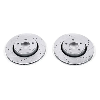 PowerStop Evolution Drilled & Slotted Rotors (FRONT): Dodge Durango / Jeep Grand Cherokee 11-20