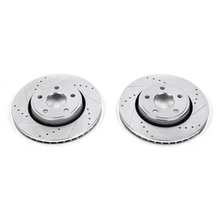 PowerStop Evolution Drilled & Slotted Rotors (FRONT): Dodge Durango / Jeep Grand Cherokee 11-20