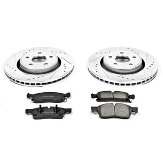 PowerStop Z23 Evolution Sport Brake Kit (FRONT): Dodge Durango (11-20) / Jeep Grand Cherokee (11-12)