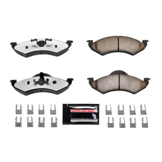 PowerStop Z36 Truck & Tow Brake Pads (FRONT): Dodge Dakota / Durango 2000 - 2002 w/ Hardware