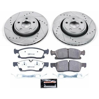 PowerStop Z36 Truck & Tow Brake Kit (FRONT): Dodge Durango (12-20) / Jeep Grand Cherokee (13-15)