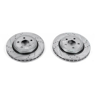 PowerStop Evolution Drilled & Slotted Rotors (REAR): Dodge Durango (18-24) / Jeep Grand Cherokee (12-21)