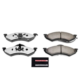 PowerStop Z36 Truck & Tow Brake Pads (FRONT): Dodge Dakota / Durango (98-99) w/ Hardware