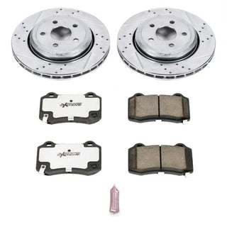 PowerStop Z26 Street Warrior Brake Kit (REAR): Dodge Durango (18-20) / Jeep Grand Cherokee (12-20)