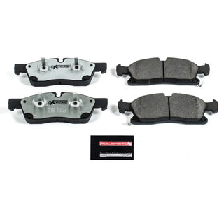 PowerStop Z26 Extreme Street Brake Pads (FRONT): Dodge Durango (11-20) / Jeep Grand Cherokee (11-18) w/ Hardware