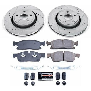 PowerStop Z23 Evolution Sport Brake Kit (FRONT): Dodge Durango (12-20) / Jeep Grand Cherokee (13-15)