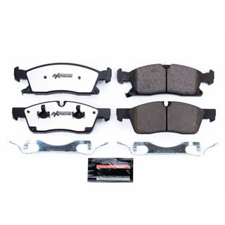 PowerStop Z36 Truck & Tow Brake Pads (FRONT): Dodge Durango (11-20) / Jeep Grand Cherokee (11-18) w/ Hardware