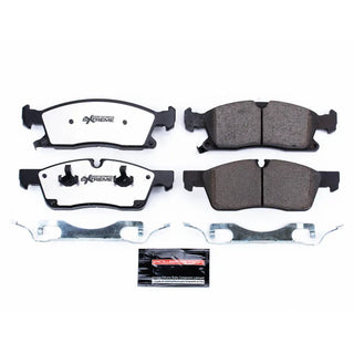 PowerStop Z36 Truck & Tow Brake Pads (FRONT): Dodge Durango (11-20) / Jeep Grand Cherokee (11-18) w/ Hardware