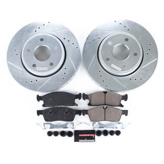 PowerStop Z23 Evolution Sport Brake Kit (FRONT): Dodge Durango (11-20) / Jeep Grand Cherokee (11-16)