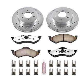 PowerStop Z36 Truck & Tow Brake Kit (FRONT): Dodge Dakota / Durango 2000 - 2002