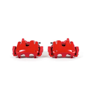 PowerStop Red Calipers (FRONT): Dodge Durango (11-17) / Jeep Grand Cherokee (12-17) w/ Brackets
