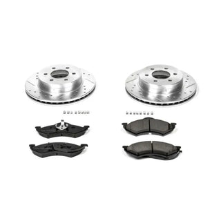PowerStop Z23 Evolution Sport Brake Kit (FRONT): Dodge Dakota (99) / Durango (98-99)