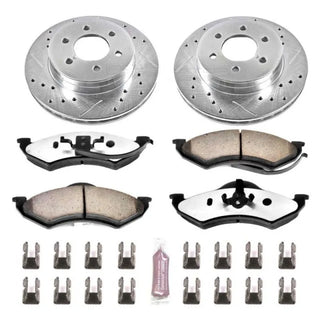 PowerStop Z36 Truck & Tow Brake Kit (FRONT): Dodge Dakota (99) / Durango (98-99)