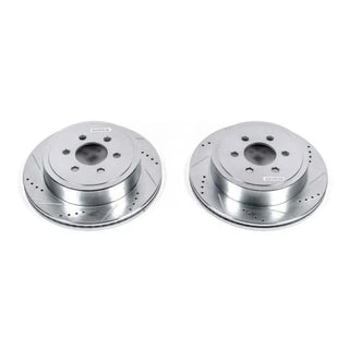 PowerStop Evolution Drilled & Slotted Rotors (REAR): Dodge Durango 2003