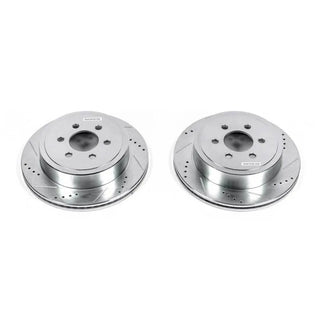 PowerStop Evolution Drilled & Slotted Rotors (REAR): Dodge Durango 2003