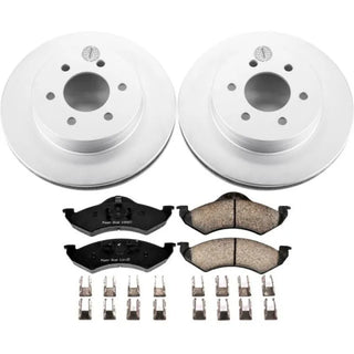 PowerStop Z17 Evolution Geomet Coated Brake Kit (FRONT): Dodge Dakota / Durango 2000 - 2002