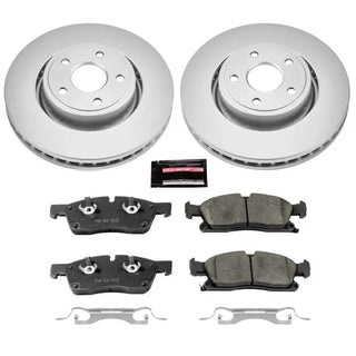 PowerStop Z17 Evolution Geomet Coated Brake Kit (FRONT): Dodge Durango (12-20) / Jeep Grand Cherokee (13-15)