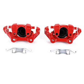 PowerStop Red Calipers (REAR): Dodge Durango (11-24) / Jeep Grand Cherokee (11-21) / WK (22) w/ Brackets