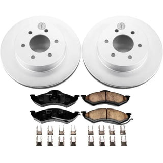 PowerStop Z17 Evolution Geomet Coated Brake Kit (FRONT): Dodge Dakota (99) / Durango (98-99)
