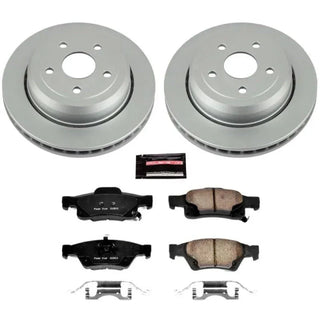 PowerStop Z17 Evolution Geomet Coated Brake Kit (REAR): Dodge Durango (11-24) / Jeep Grand Cherokee (11-21) / WK (22)