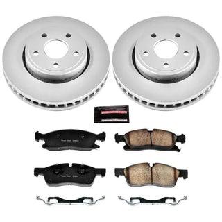 PowerStop Z17 Evolution Geomet Coated Brake Kit (FRONT): Dodge Durango (11-20) / Jeep Grand Cherokee (11-16)