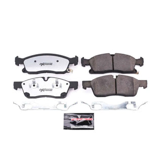 PowerStop Z36 Truck & Tow Brake Pads (FRONT): Dodge Durango (21-24) / Jeep Grand Cherokee (16-21) / WK (22) w/ Hardware