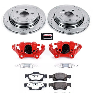 PowerStop Z36 Truck & Tow Brake Kit (REAR): Dodge Durango (11-24) / Jeep Grand Cherokee (11-21) / WK (22) w/ Calipers