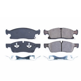 PowerStop Z17 Evolution Ceramic Brake Pads (FRONT): Dodge Durango (11-20) / Jeep Grand Cherokee (11-18) w/ Hardware