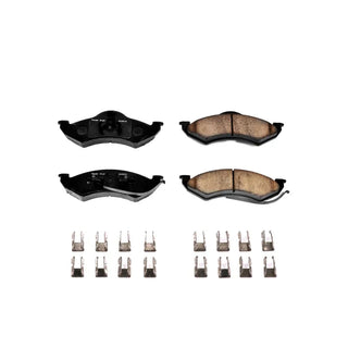 PowerStop Z17 Evolution Ceramic Brake Pads (FRONT): Dodge Dakota (99) / Durango (98-99) w/ Hardware