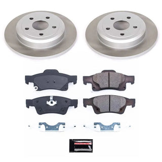 PowerStop Semi-Coated Rotor Kit (REAR): Dodge Durango / Jeep Grand Cherokee 11-20