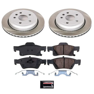 PowerStop Semi-Coated Rotor Kit (REAR): Dodge Durango (11-24) / Jeep Grand Cherokee (11-21) / WK (22)