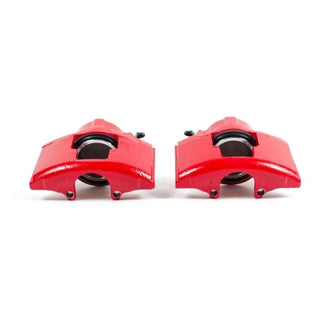 PowerStop Red Calipers (FRONT): Fits Chevy / Dodge / GMC (90-02) w/o Brackets