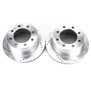 PowerStop Evolution Drilled & Slotted Rotors (REAR): Dodge Ram 2500 / Ram 3500 00-02