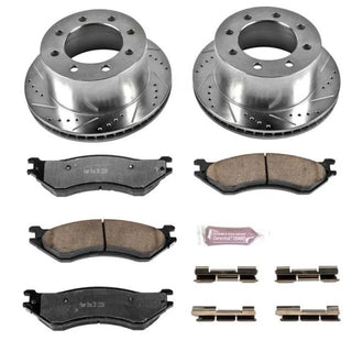 PowerStop Z36 Truck & Tow Brake Kit (REAR): Dodge Ram 2500 / Ram 3500 2001 - 2002
