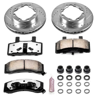 PowerStop Z36 Truck & Tow Brake Kit (FRONT): Fits Chevy / Dodge / GMC (88-01) w/ Hardware