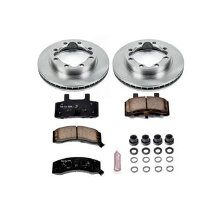 PowerStop Autospecialty Brake Kit (FRONT): Fits Chevy / GMC / Dodge (88-00) w/ Hardware