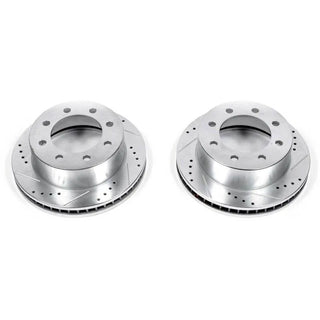 PowerStop Evolution Drilled & Slotted Rotors (FRONT): Dodge Ram 2500 / Ram 3500 00-02