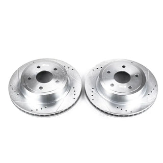 PowerStop Evolution Drilled & Slotted Rotors (REAR): Dodge Ram 1500 (04-06)