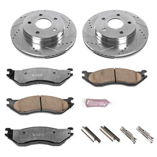 PowerStop Z36 Truck & Tow Brake Kit (FRONT): Dodge Durango (04-06) / Ram 1500 (02)
