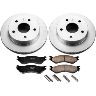 PowerStop Z17 Evolution Geomet Coated Brake Kit (FRONT): Dodge Ram 1500 2000 - 2001